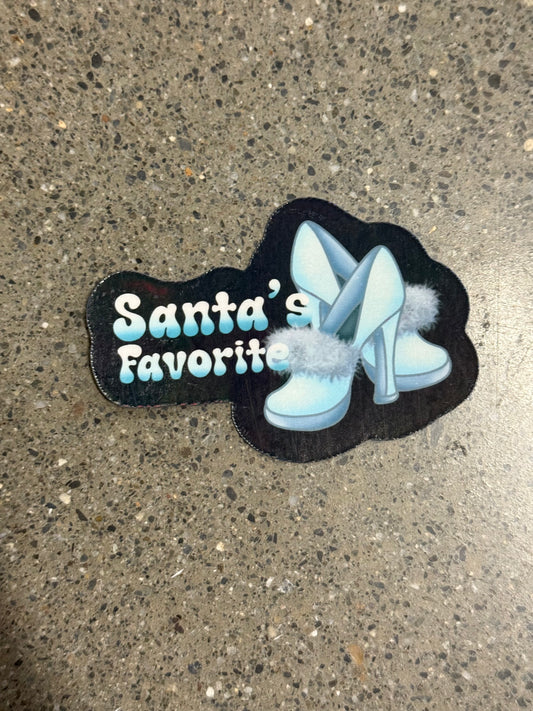 Santa's Favorite Sticker - X4