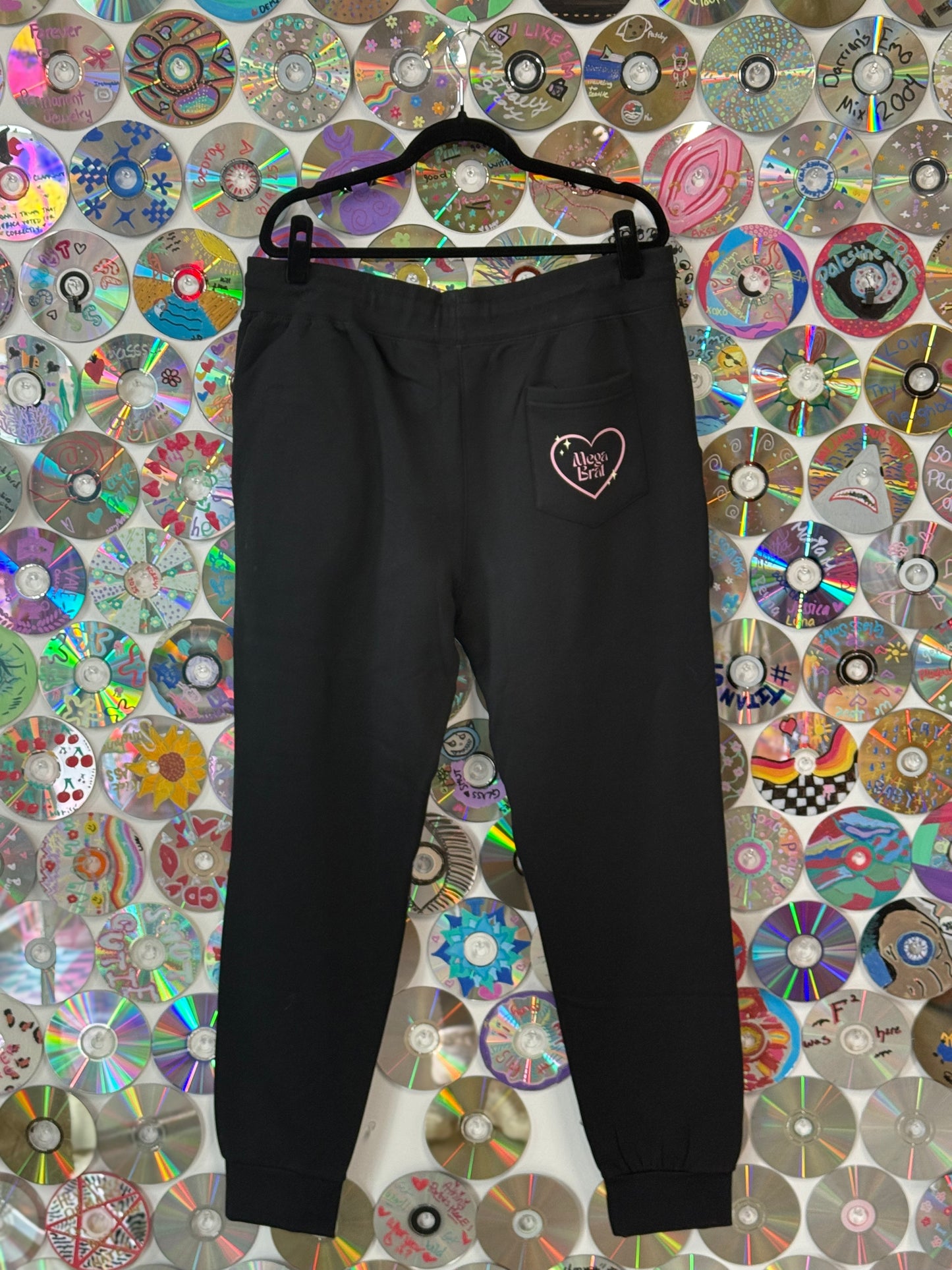 #878 - GlassBrat Collage Sweatpants - XL