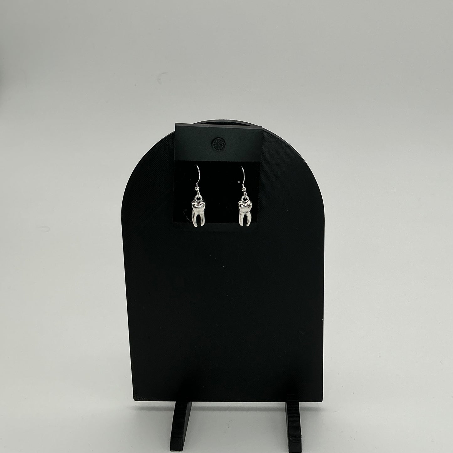 Silver Tooth Earrings