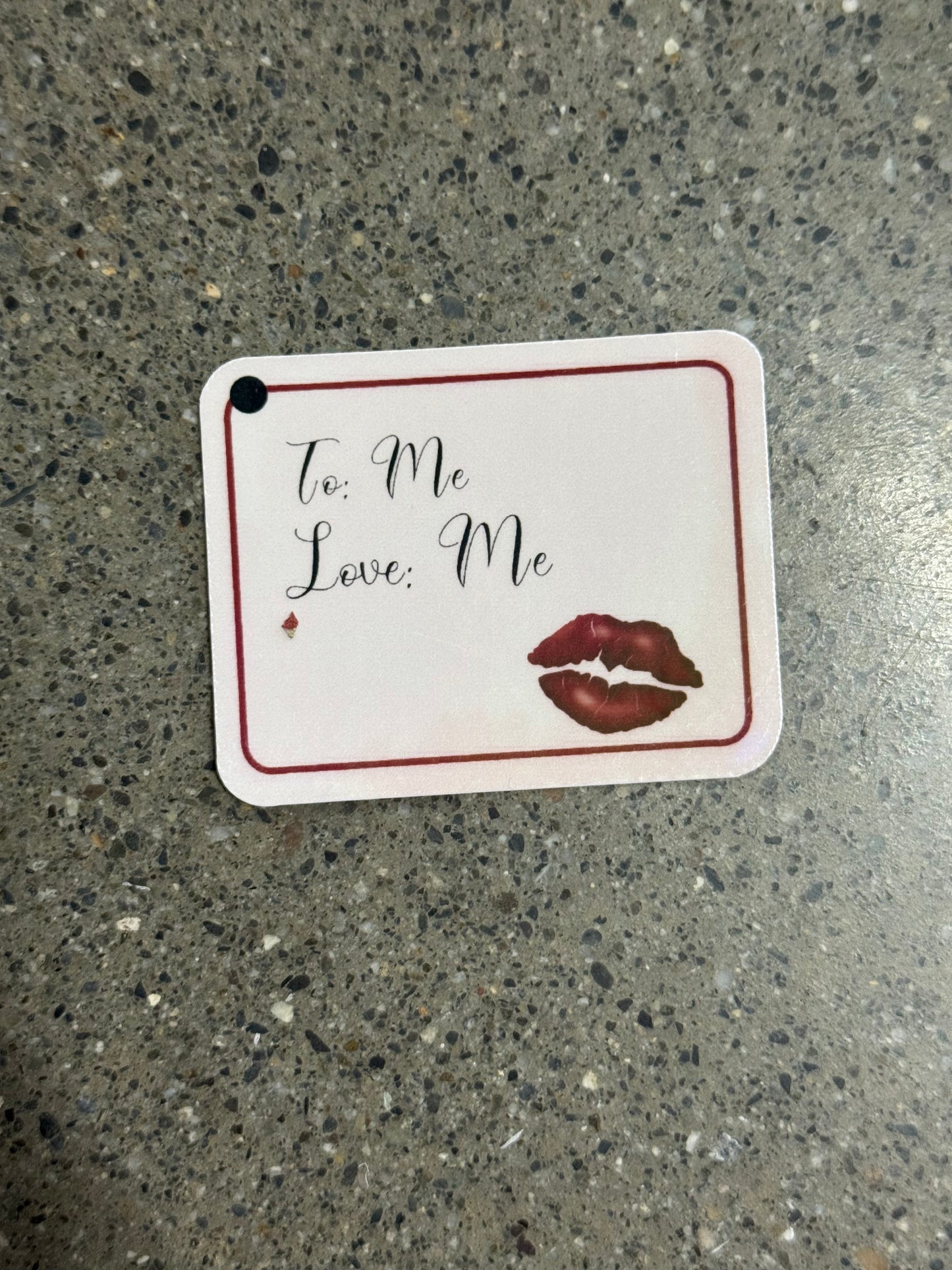 To: Me, Love: Me Sticker - X5