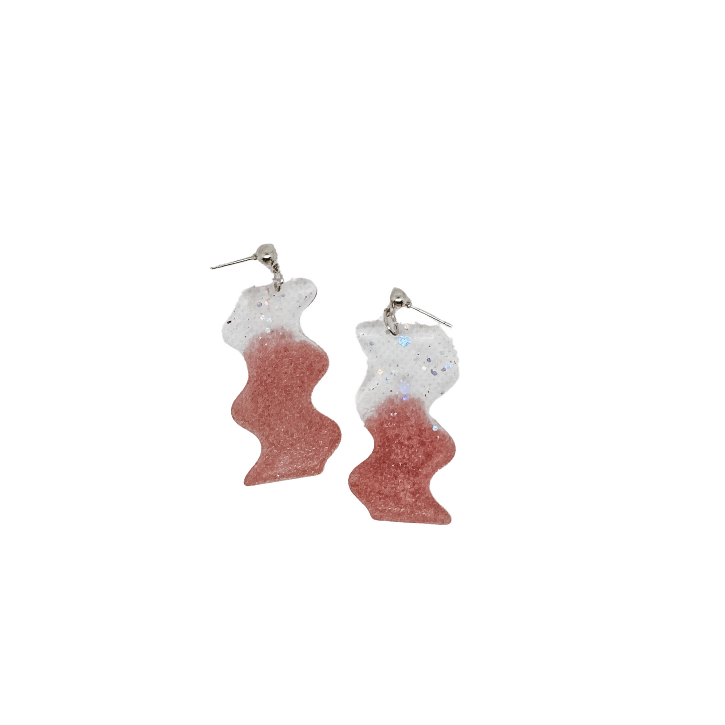 Strawberry Jelly Glitter Earring Collection