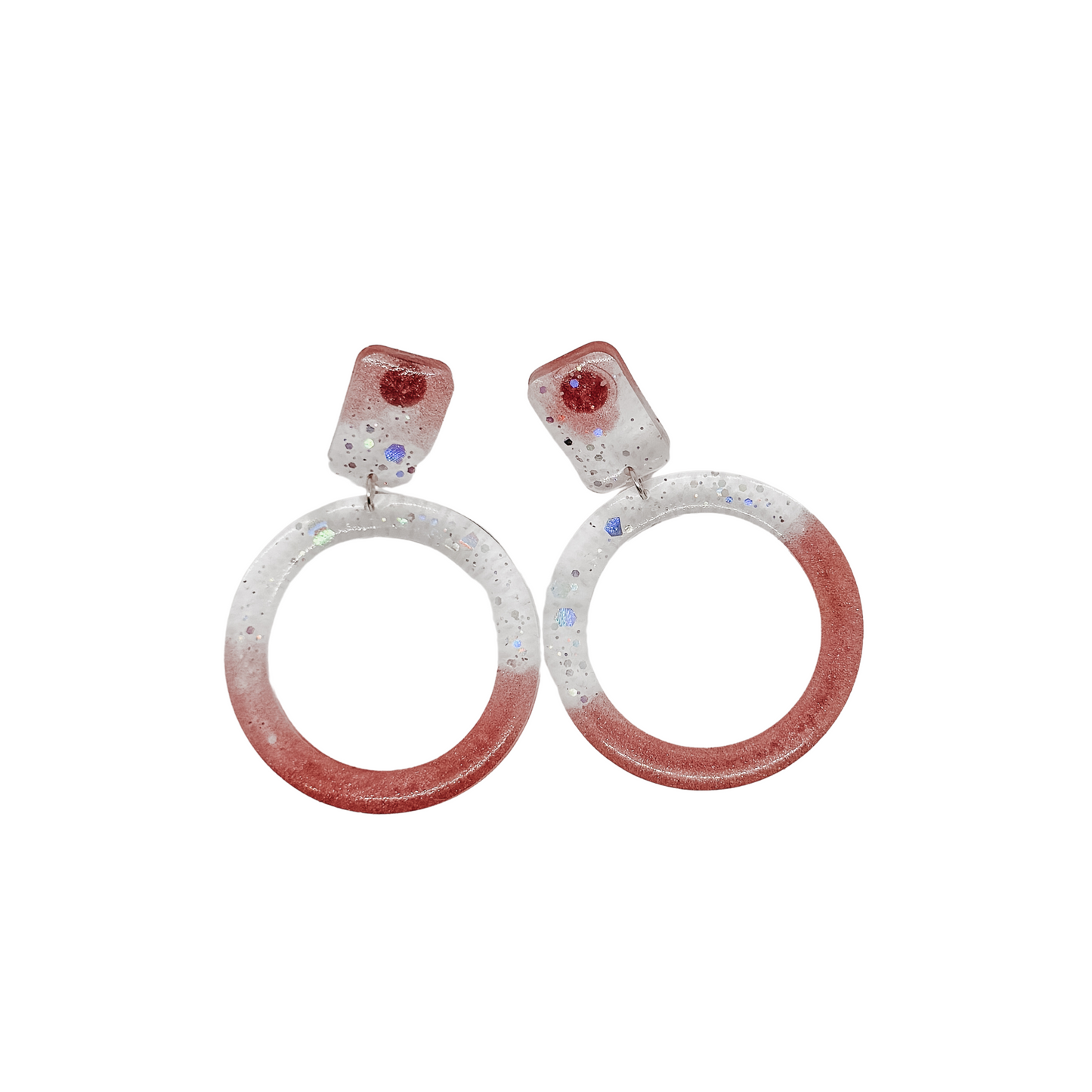 Strawberry Jelly Glitter Earring Collection