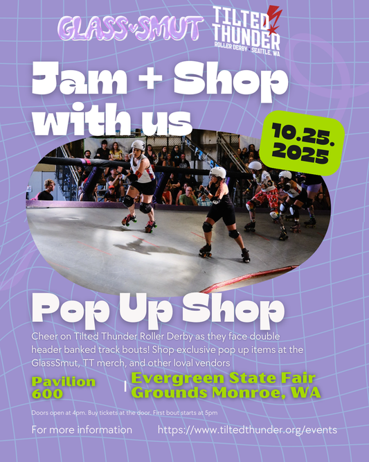 10/25 Tilted Thunder Banked Track Derby Tournament Pop-Up Shop