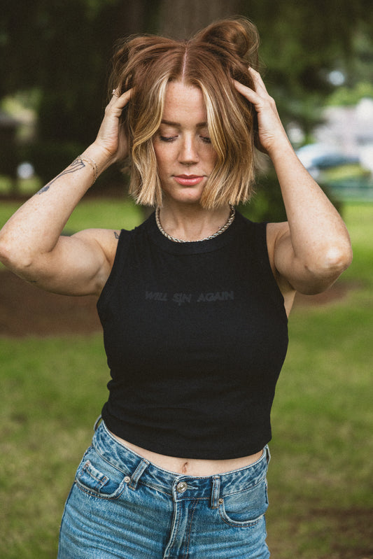 #64 - Will Sin Again Muscle Tank - M