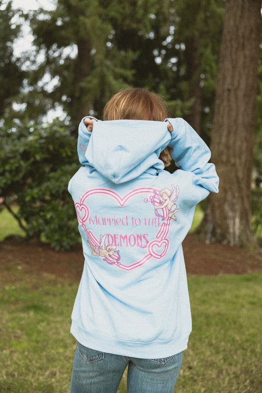 #61 - Married to My Demons Hoodie - L