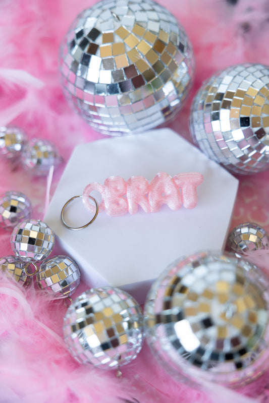 Brat Balloon Keychain