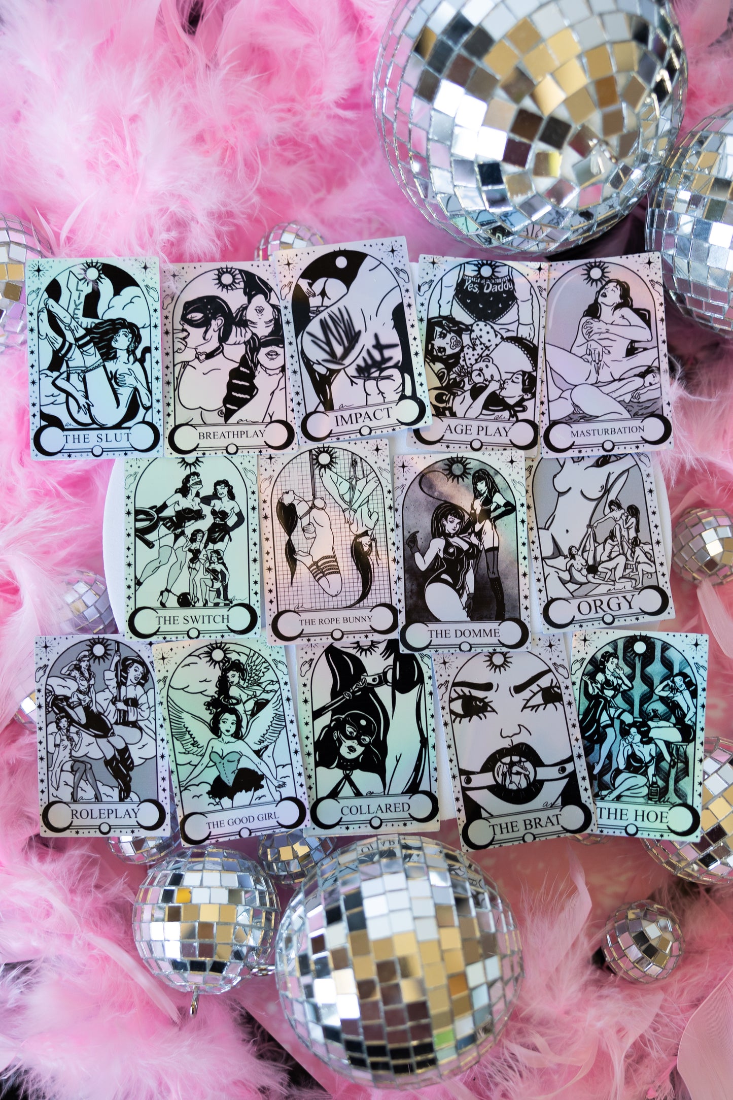BDSM Tarot Stickers