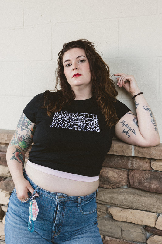 #50 - IYKYK Crop Tee - XL