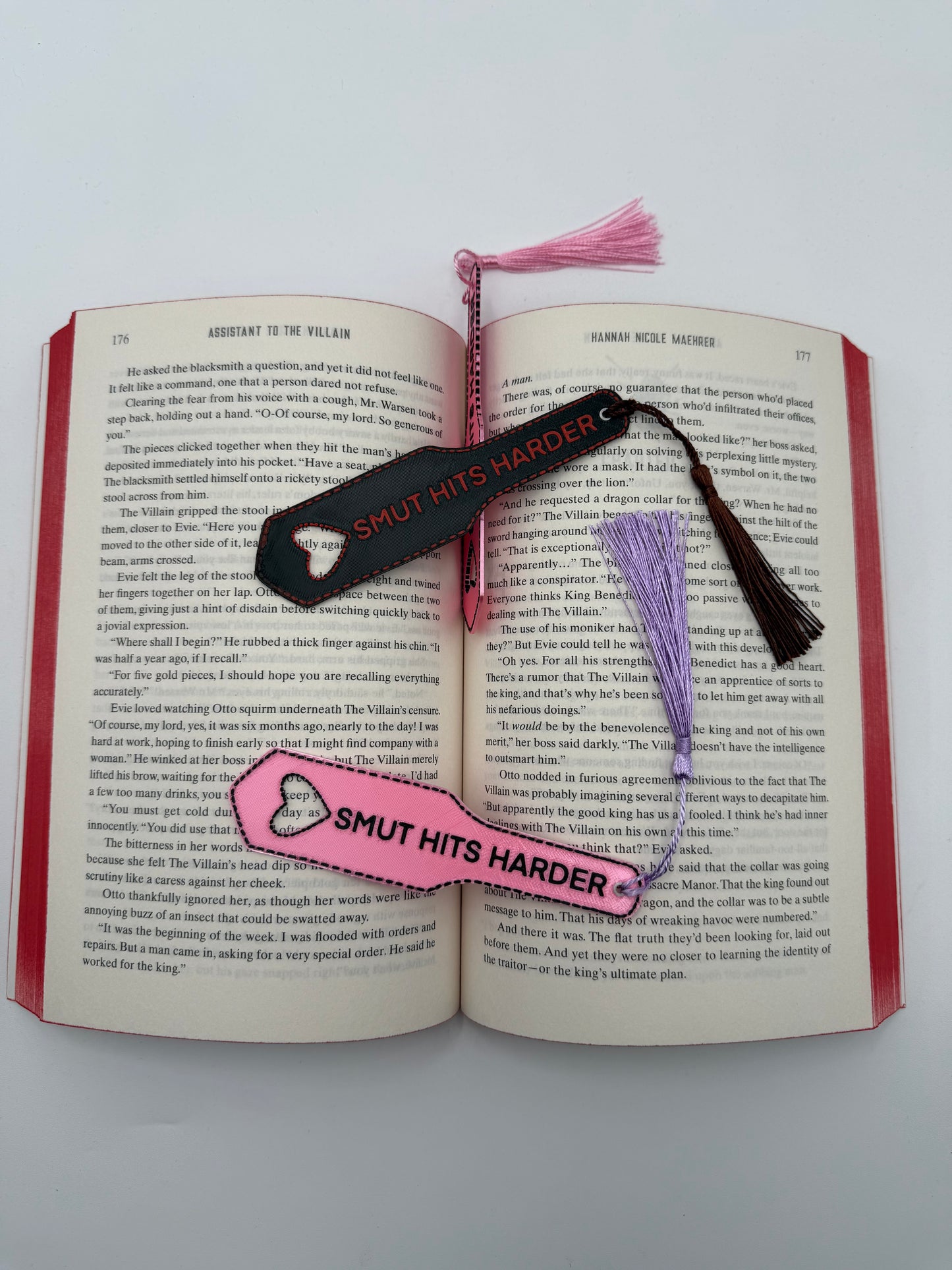 "Smut Hits Harder" Paddle Bookmark