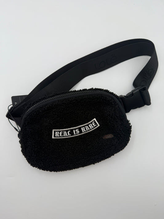 #610 - "Real is Rare" Fuzzy Belt Bag