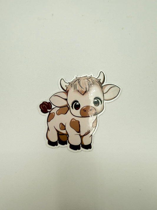 Highland Cow Sticker D12