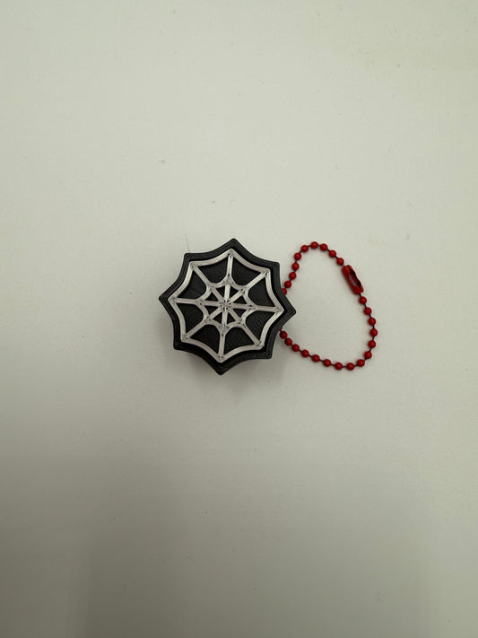 Spiderweb Clicker Keychain