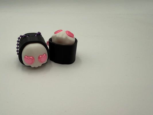 Heart Skully Clickers
