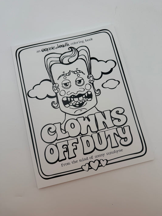 Clowns Off Duty Coloring Book
