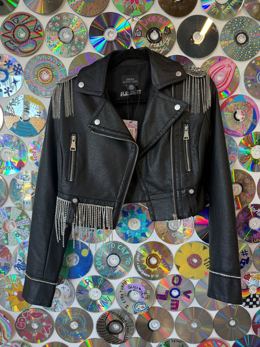 Napalm Era Leather Jacket XS#666