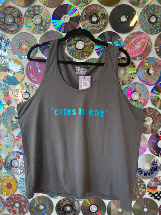 #704 - *Cries in Gay* Tanktop XXL
