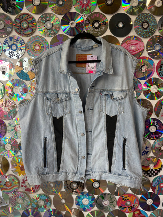 #757 - Feral Creature Denim Vest - GlassSmut X Levi Strauss - XXL