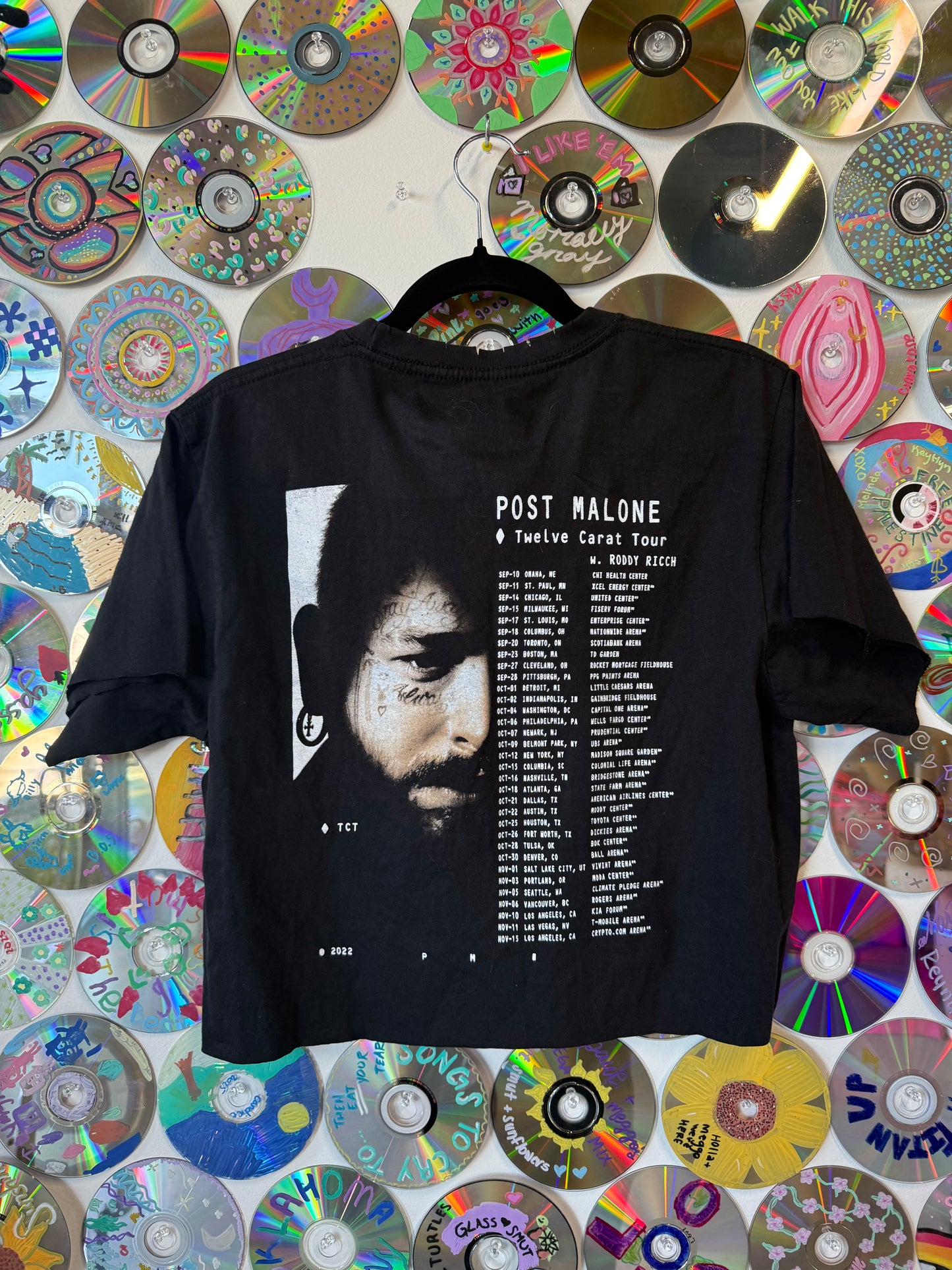 Post Malone Twelve Carat Tour Official T-shirt L #781