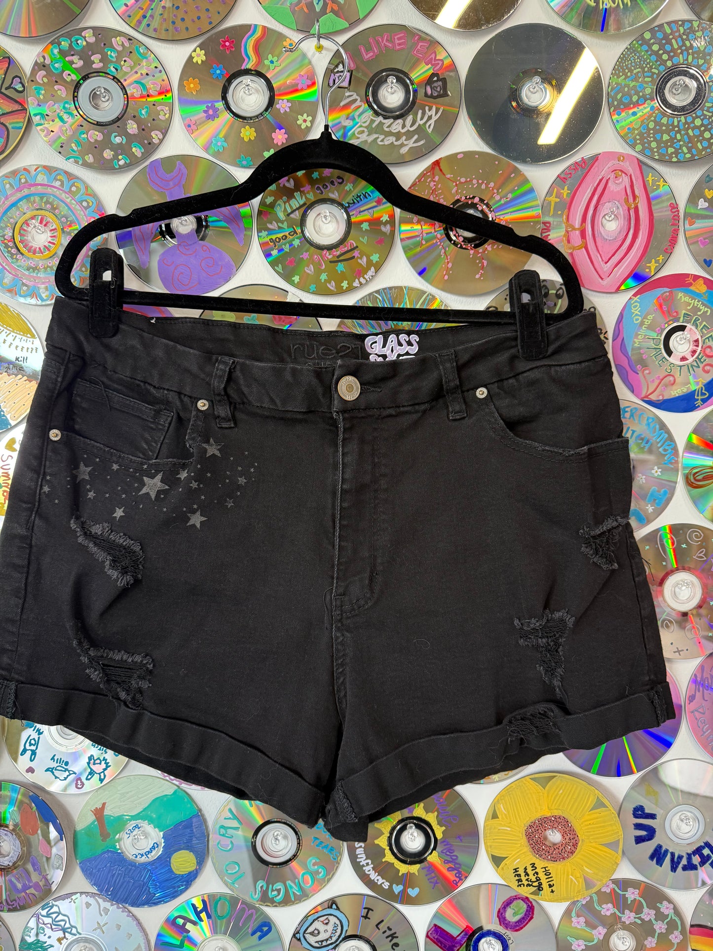 Night Skies Denim Shorts 2XL #792