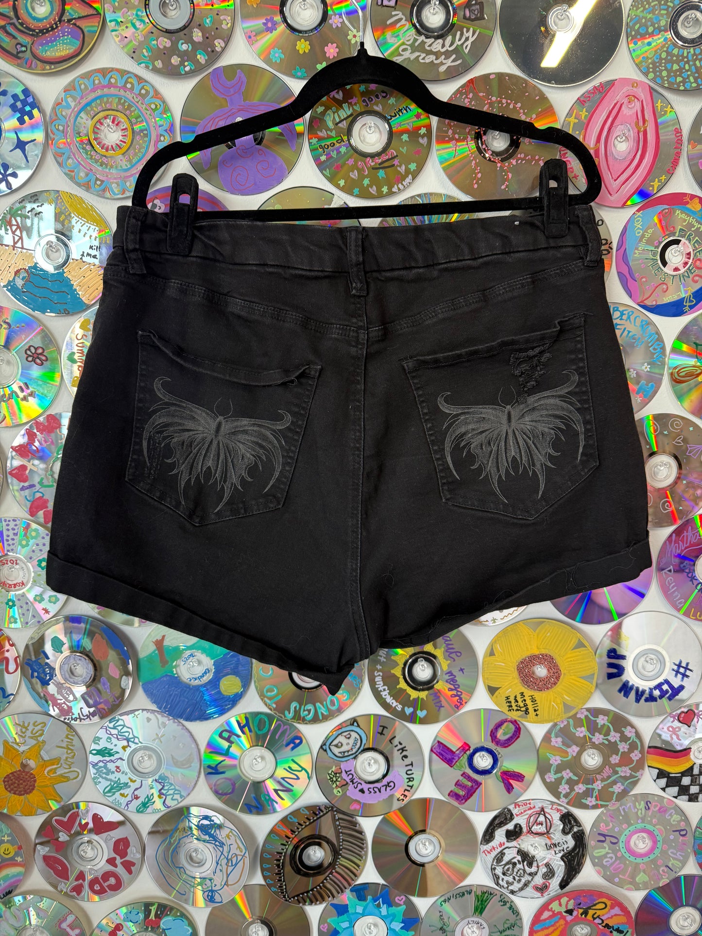 Night Skies Denim Shorts 2XL #792