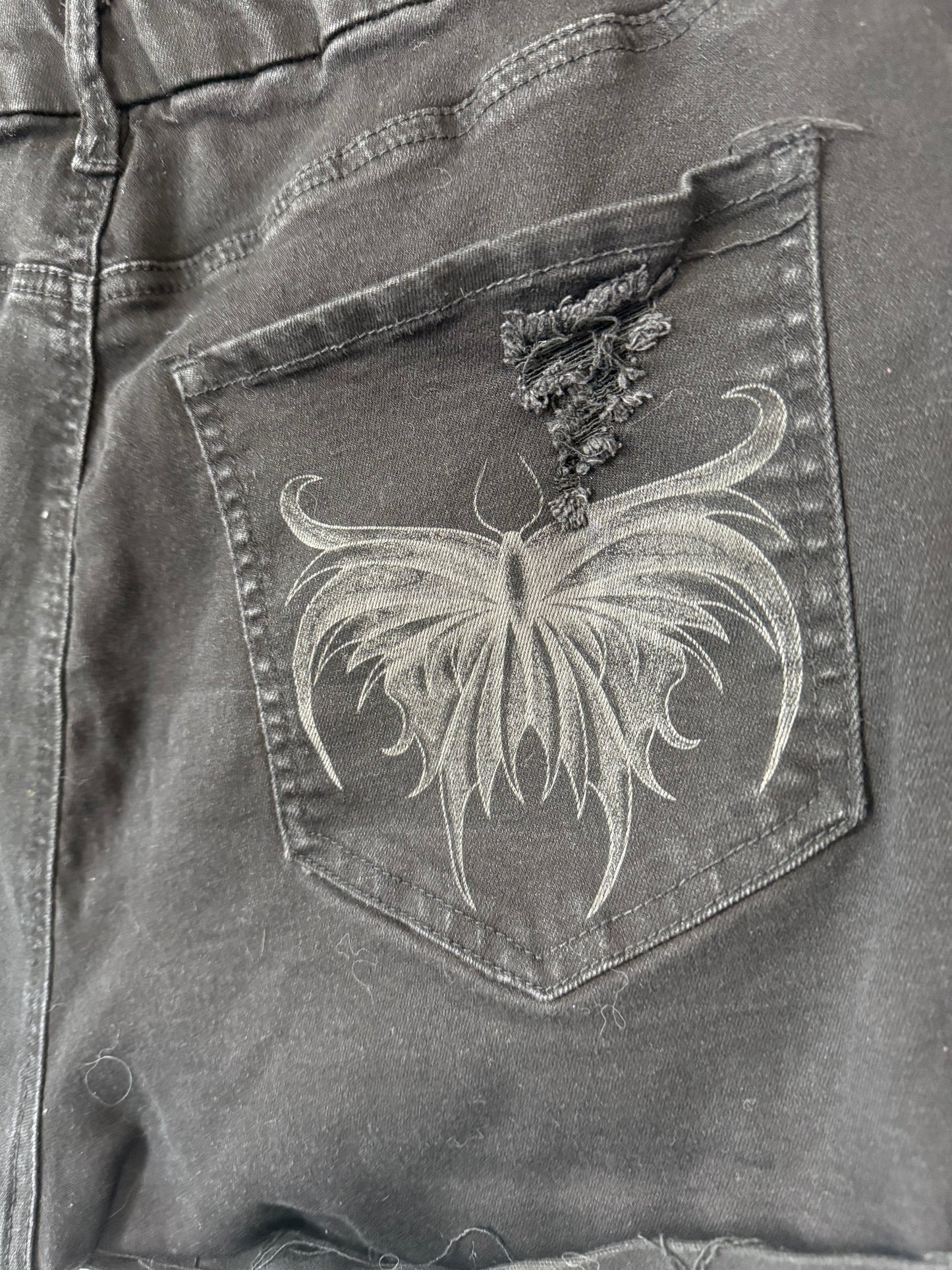 Night Skies Denim Shorts 2XL #792