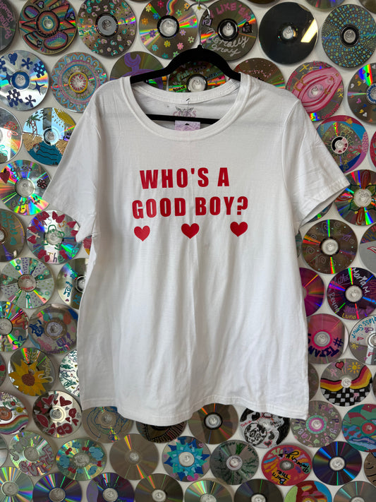 Who's a Good Boy T-shirt XXL #794