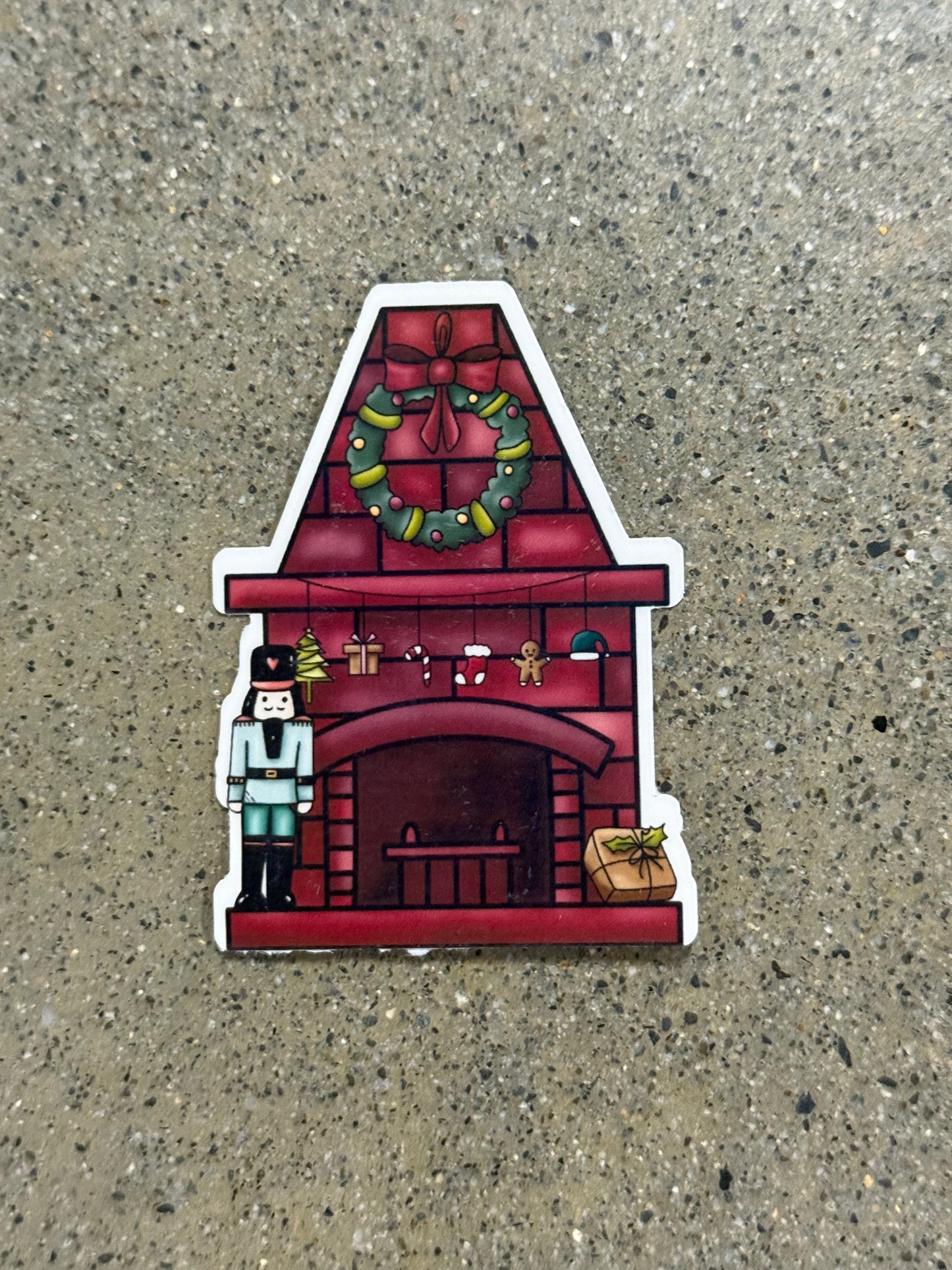 Holiday Mantle Sticker - X8
