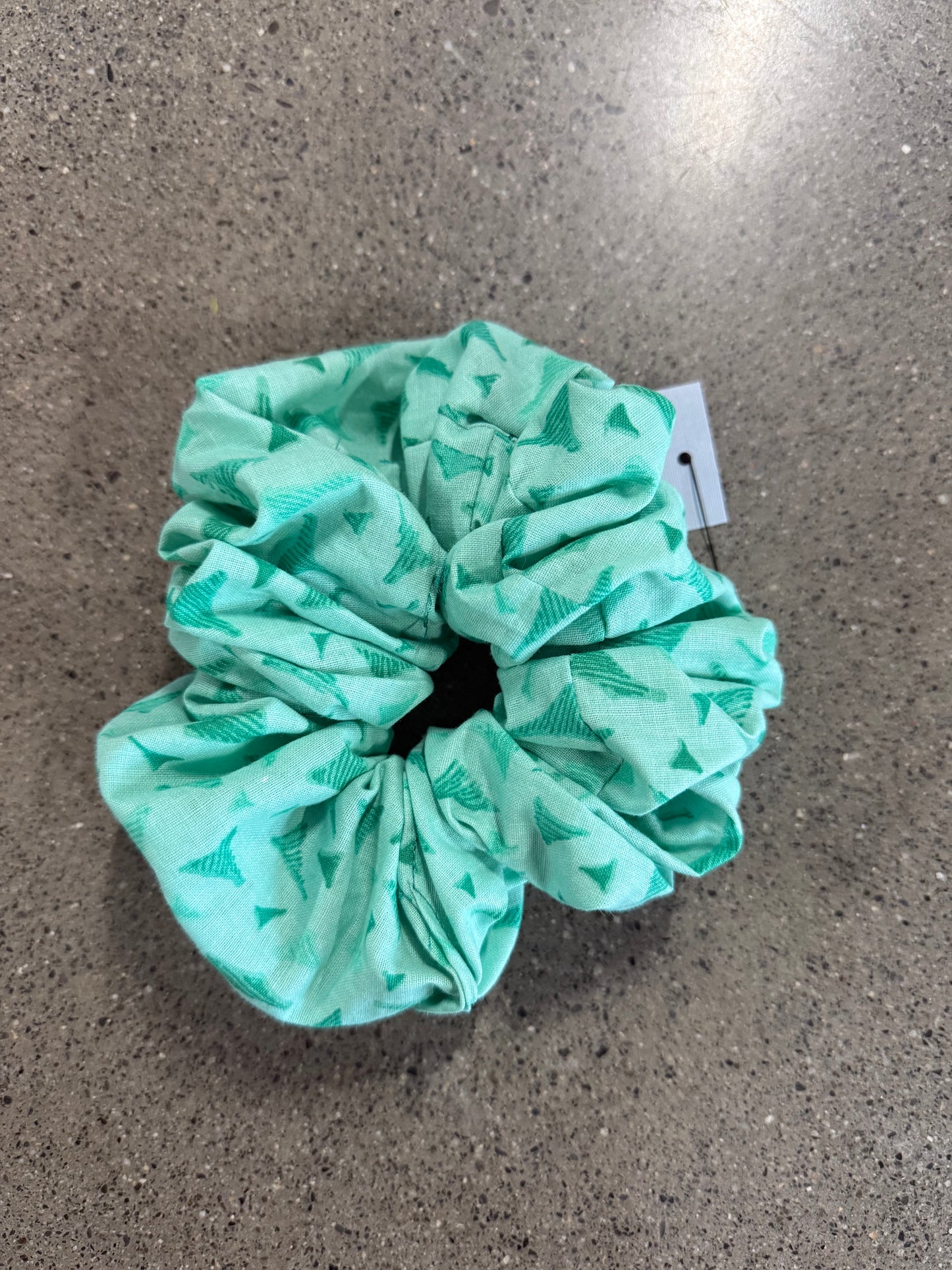 Seafoam Shapes Jumbo Scrunchie