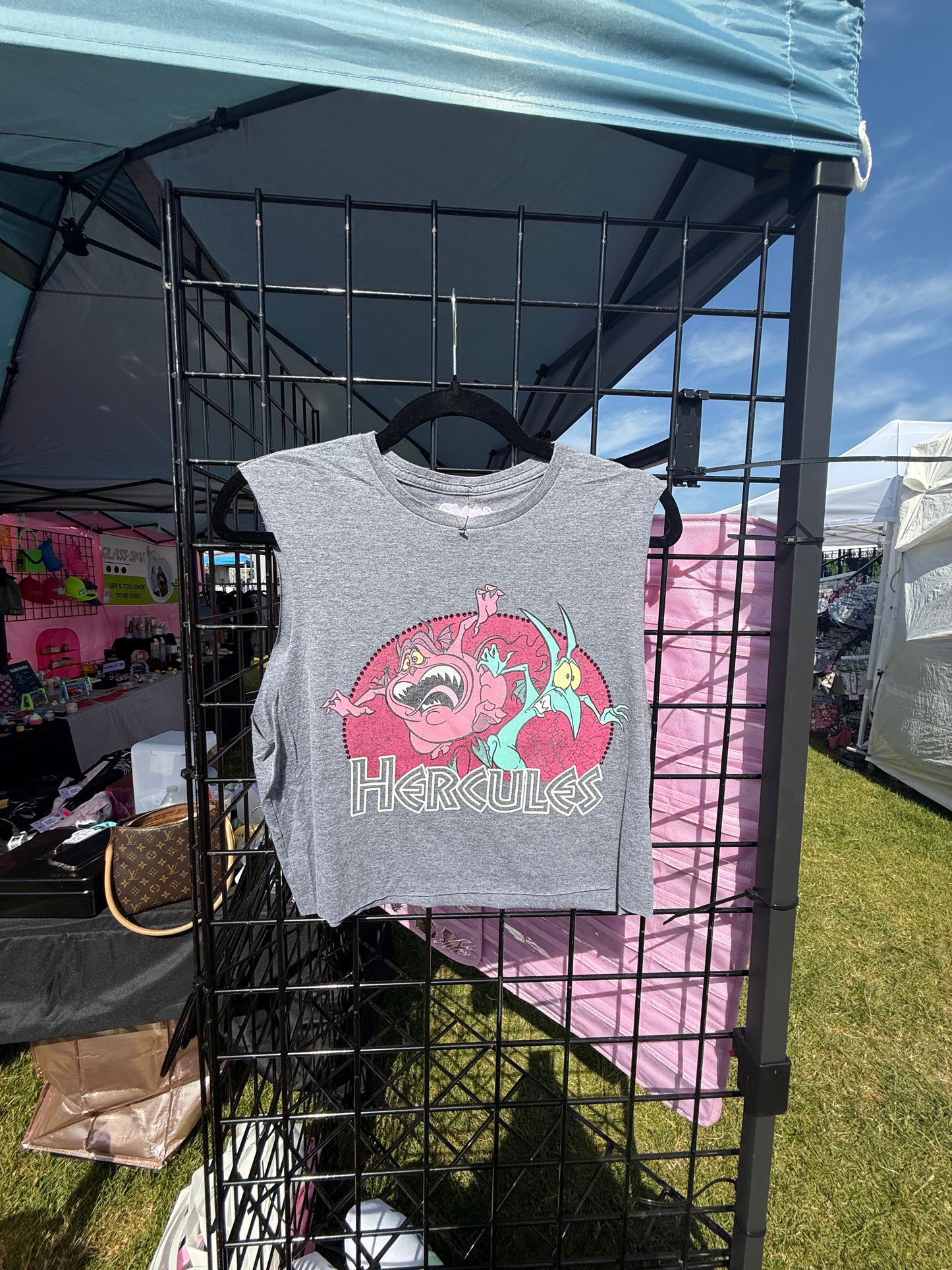 #165 - Hercules Pain and Panic muscle tee  - M