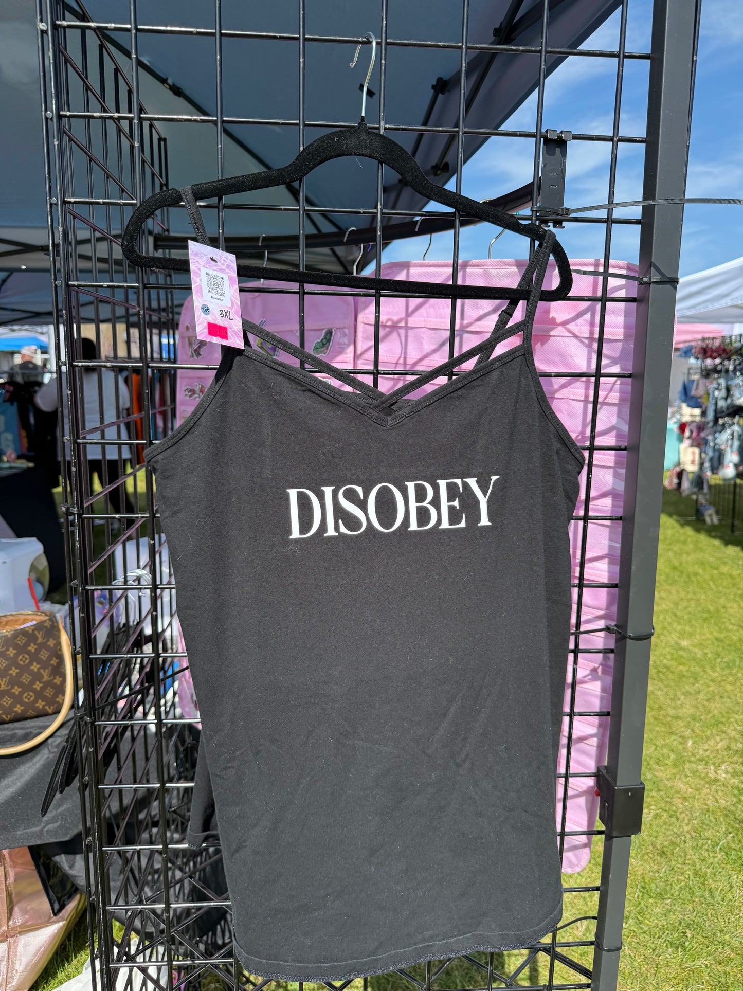#166 - Disobey tank top - 3XL
