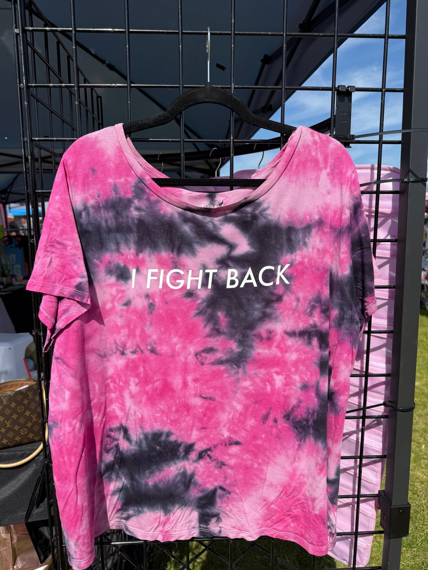 #163 - I Fight Back Tye Dye shirt - 2XL
