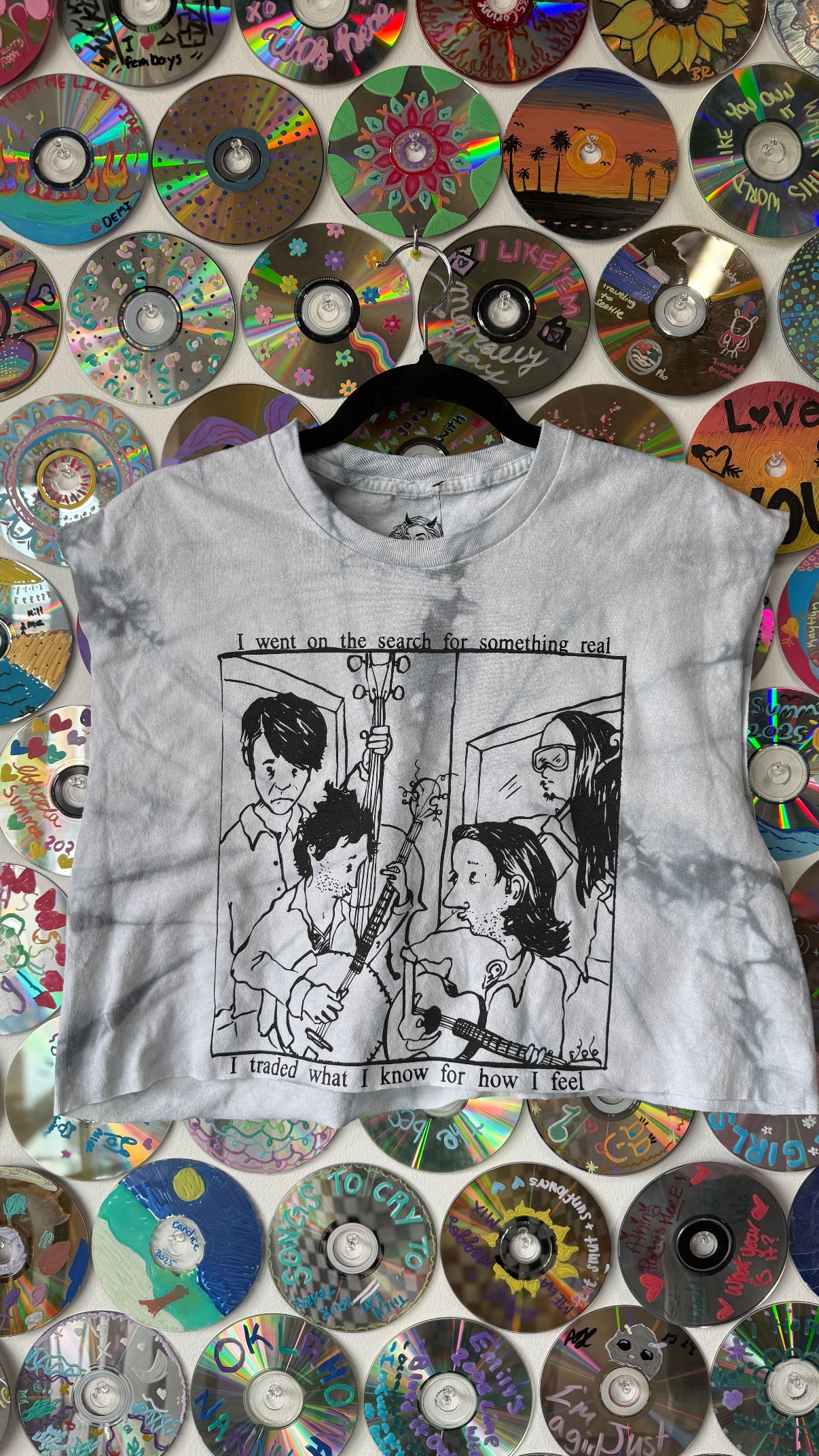 #189 - The Avett Brothers Crop T-shirt - L