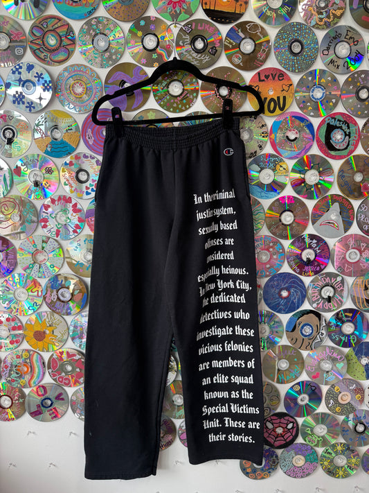 #200 - Law and Order SVU Sweatpants - XS