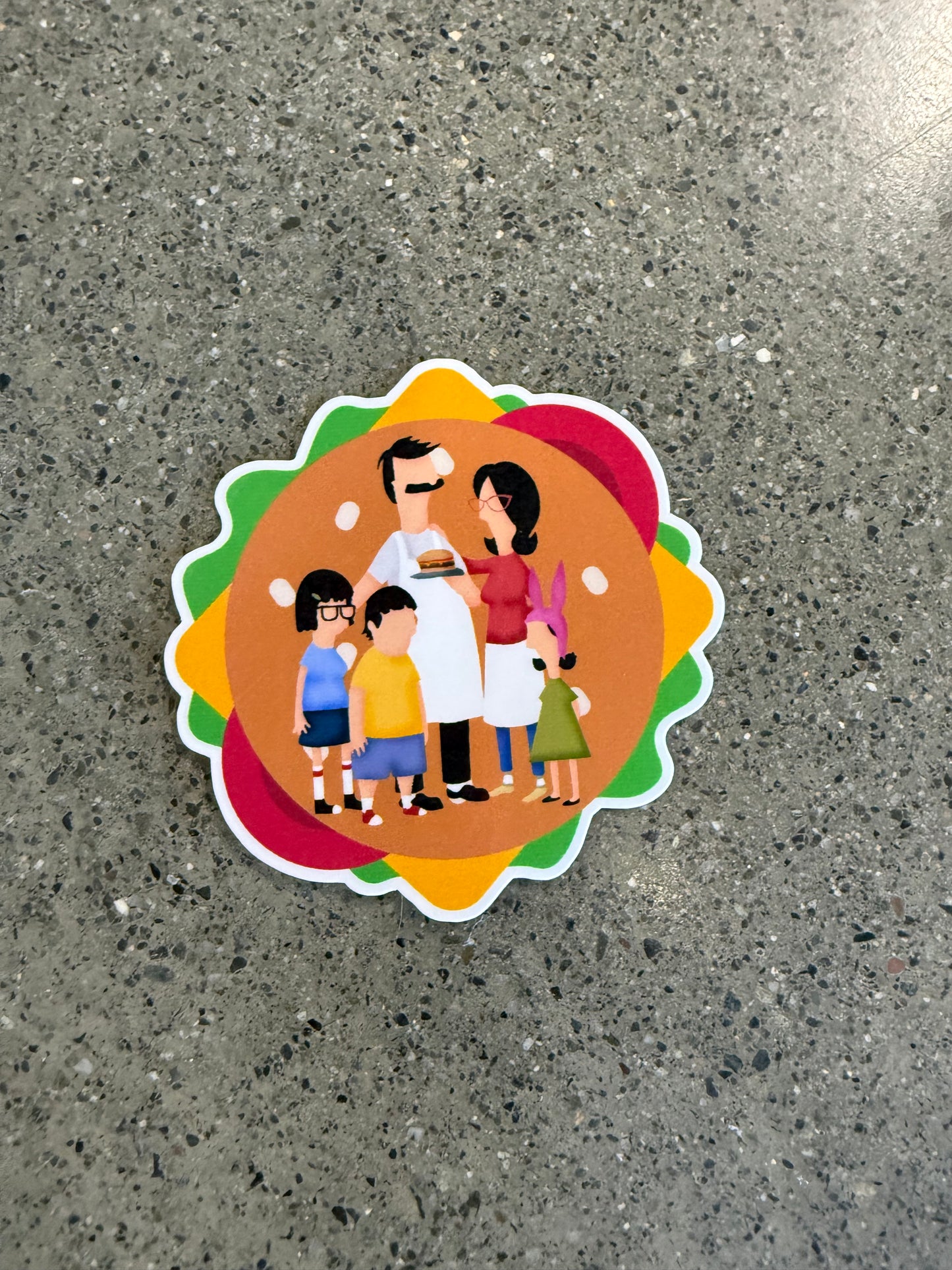 Blobs Blurgers Sticker - I12