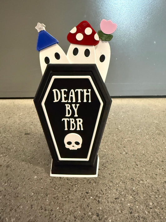 Ghostie Bookmark and Coffin Set