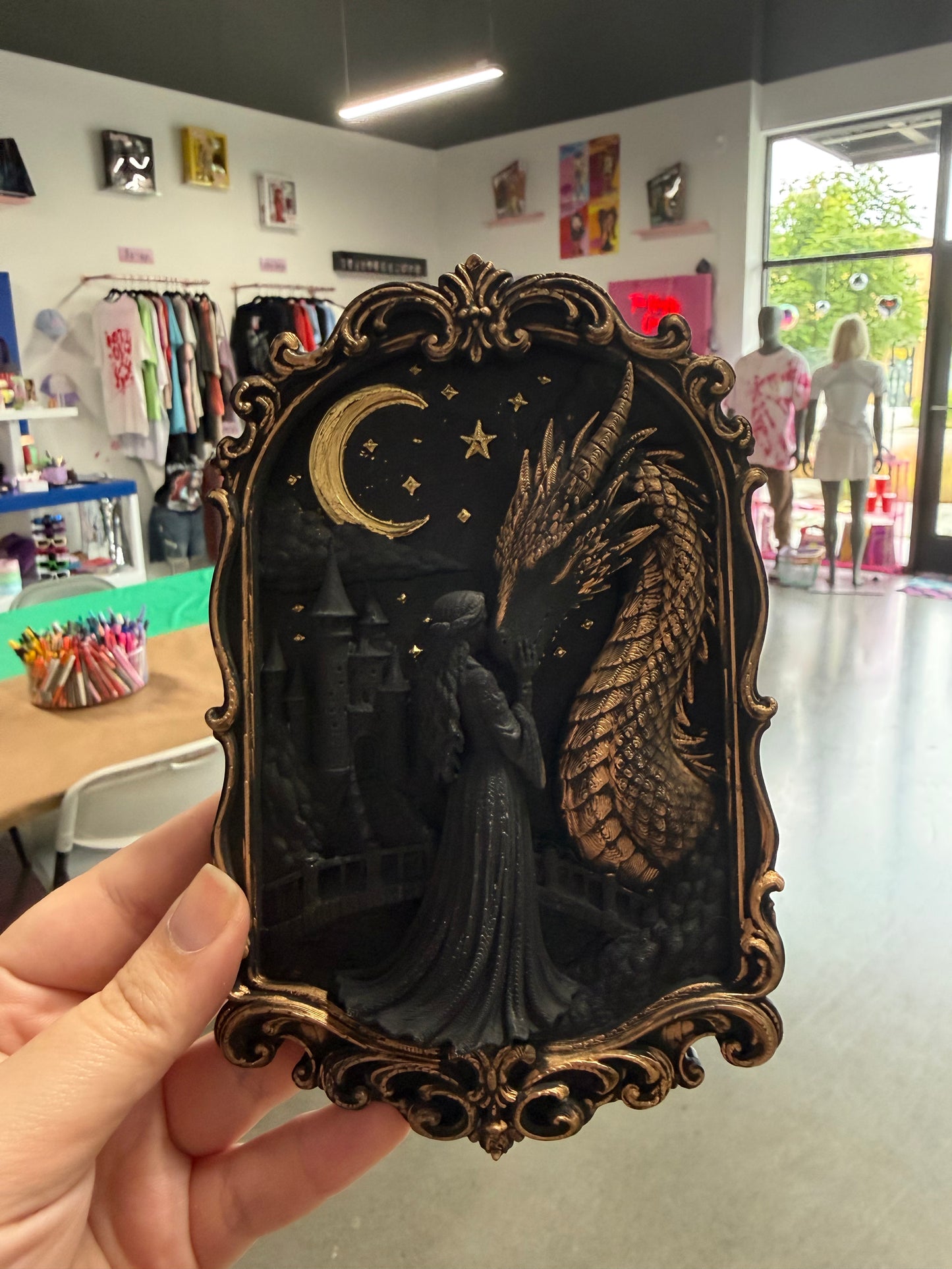 Dragon Princess 3D Art Frame