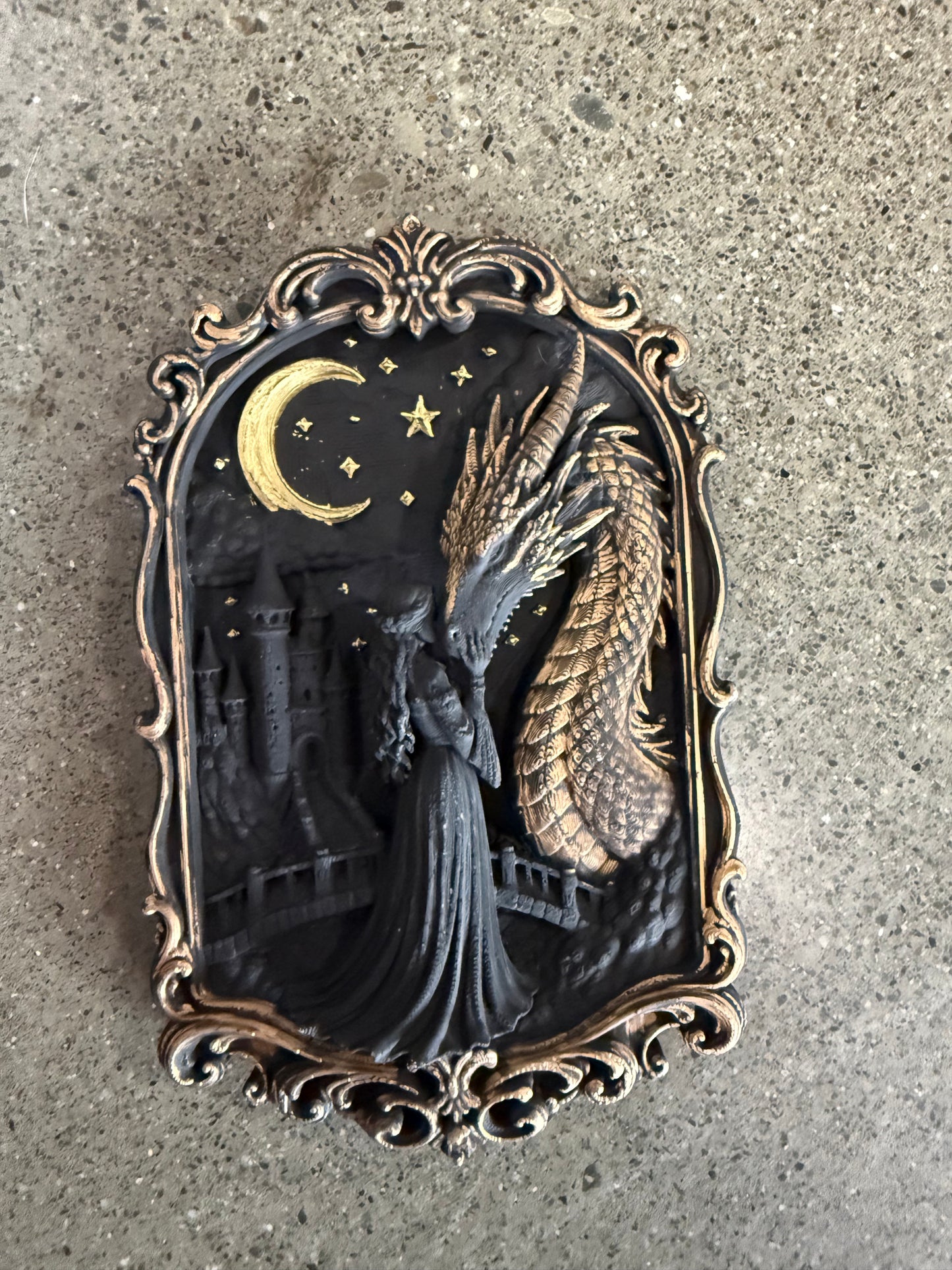 Dragon Princess 3D Art Frame