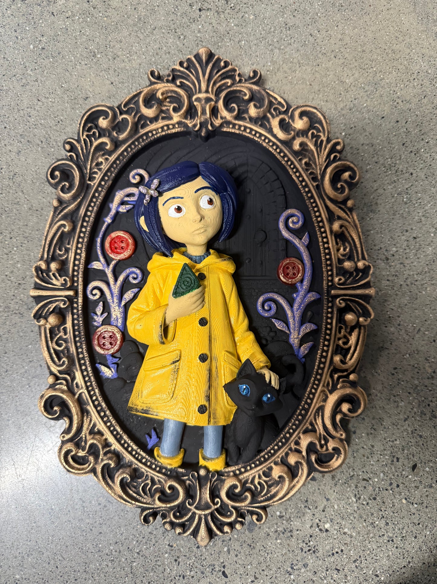 Coraline Custom 10" 3D Art Print