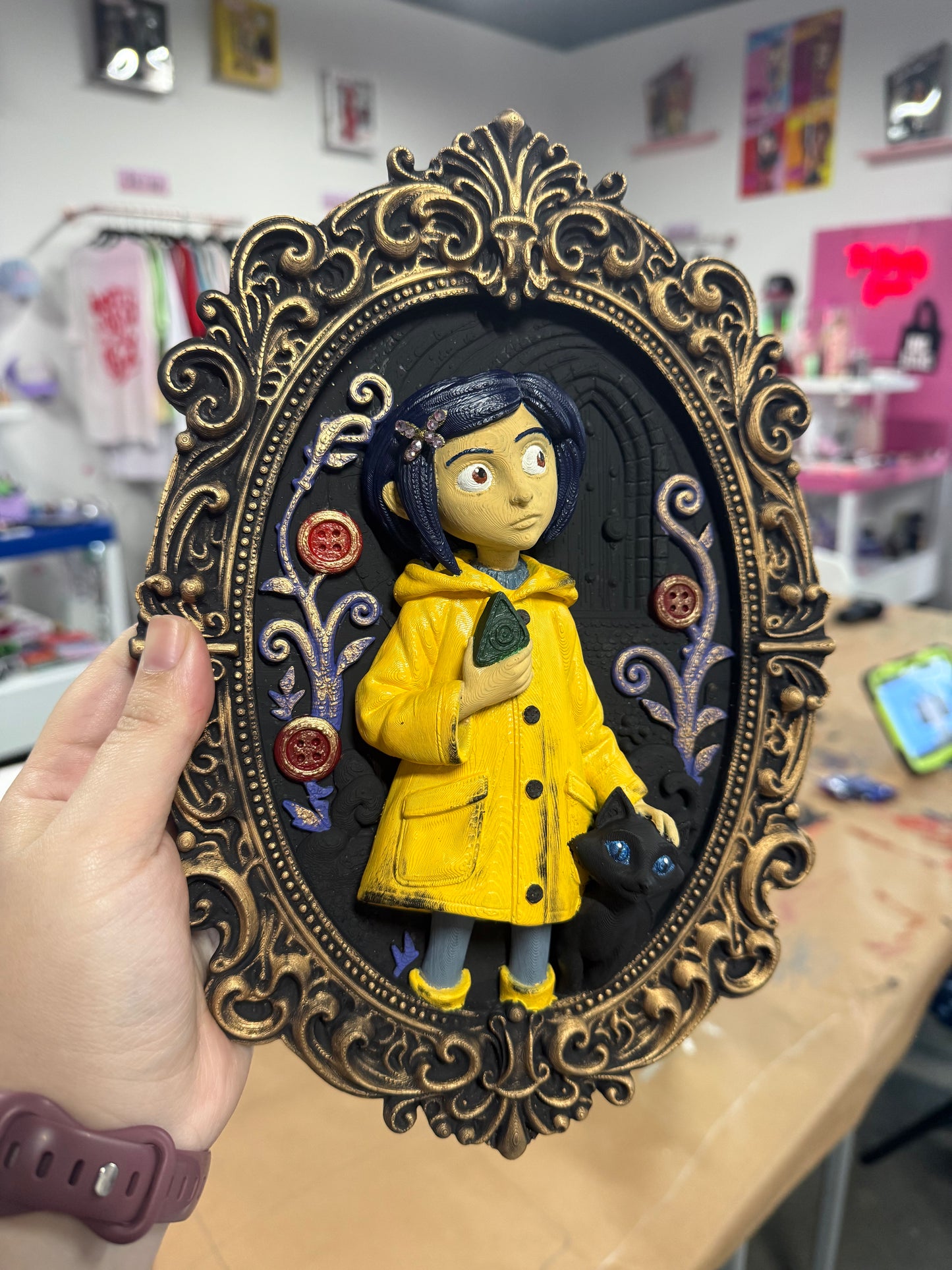 Coraline Custom 10" 3D Art Print