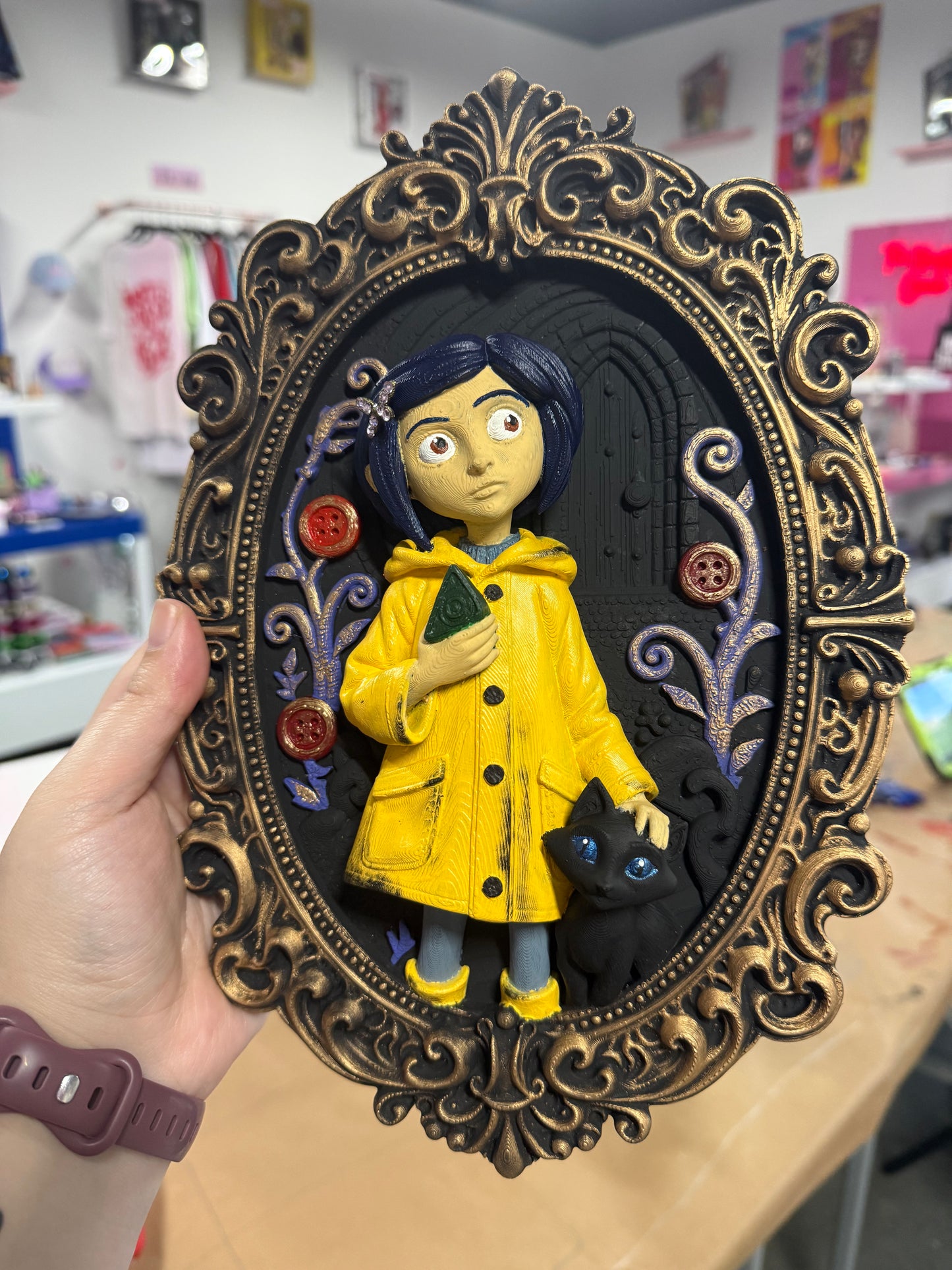 Coraline Custom 10" 3D Art Print