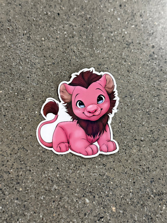 Lion Cub Sticker - D19