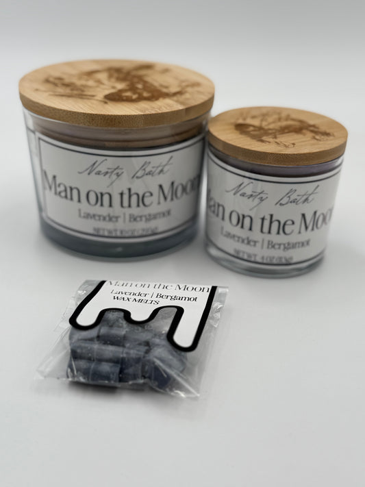 Man on the Moon Candle - by Nasty Bath