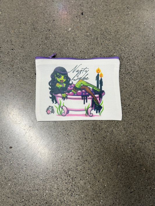 #961 - Nasty Babe Zip Pouch - Purple