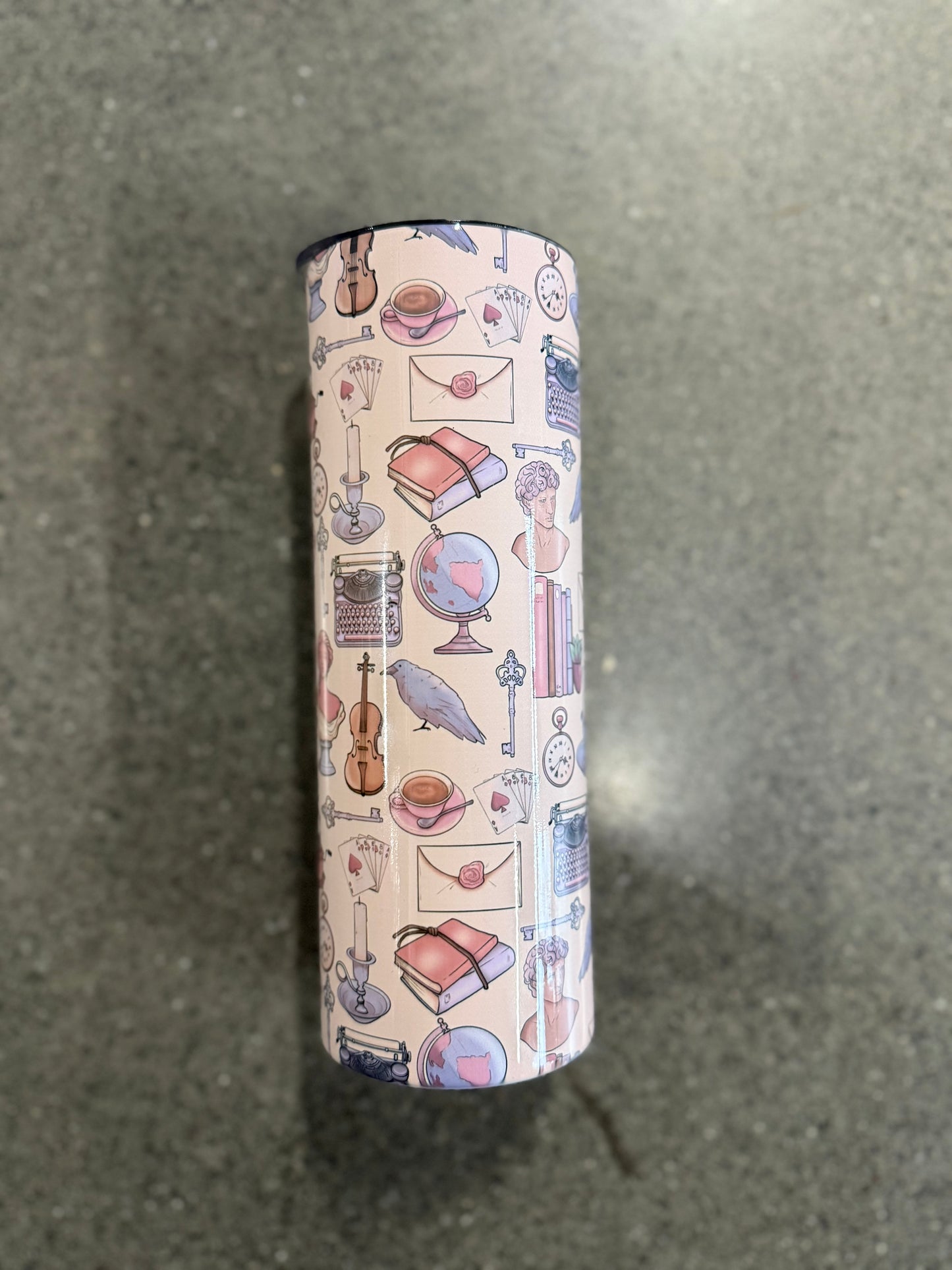 #965 - Light Academia Coffee Tumbler 20 oz