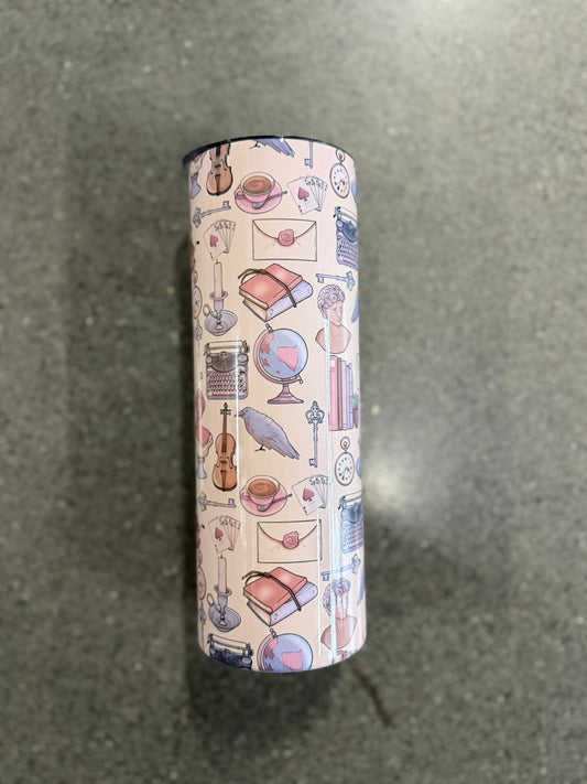 #965 - Light Academia Coffee Tumbler 20 oz