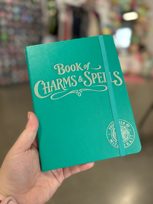 #979 - Teal Book of Charms and Spells Notebook