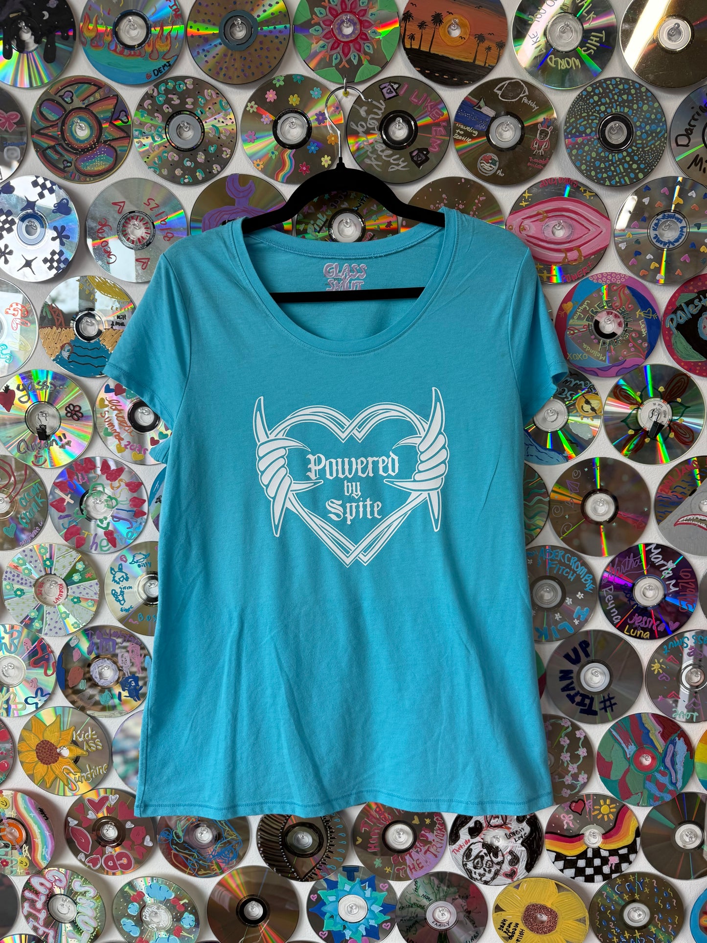 #983 - Powered By Spite V-neck T-shirt - 2XL