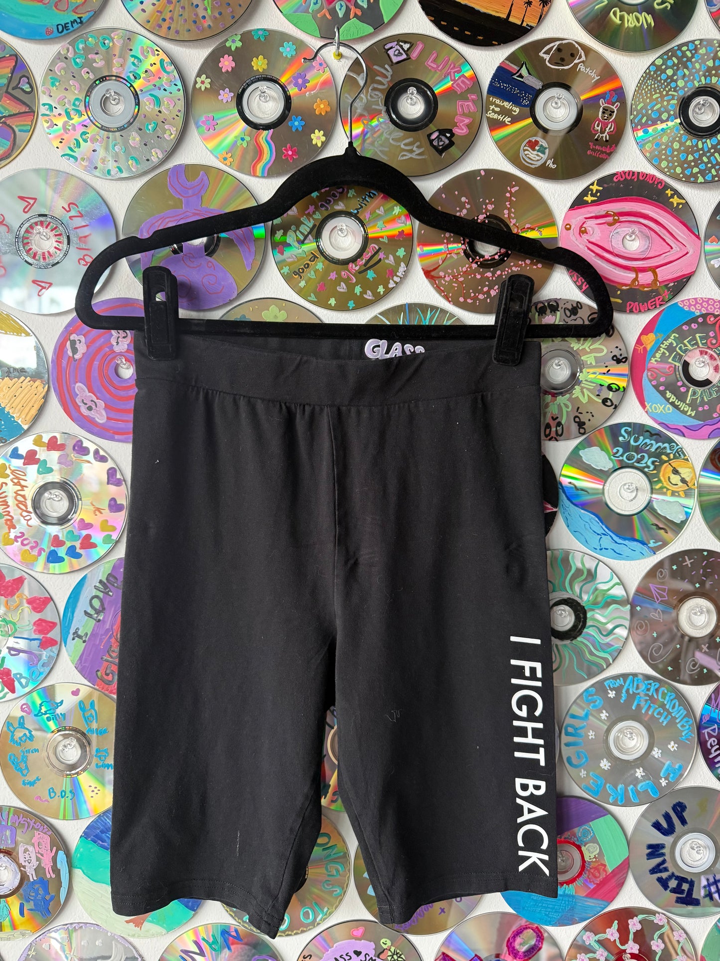 #1 - I Fight Back Bike Shorts - S