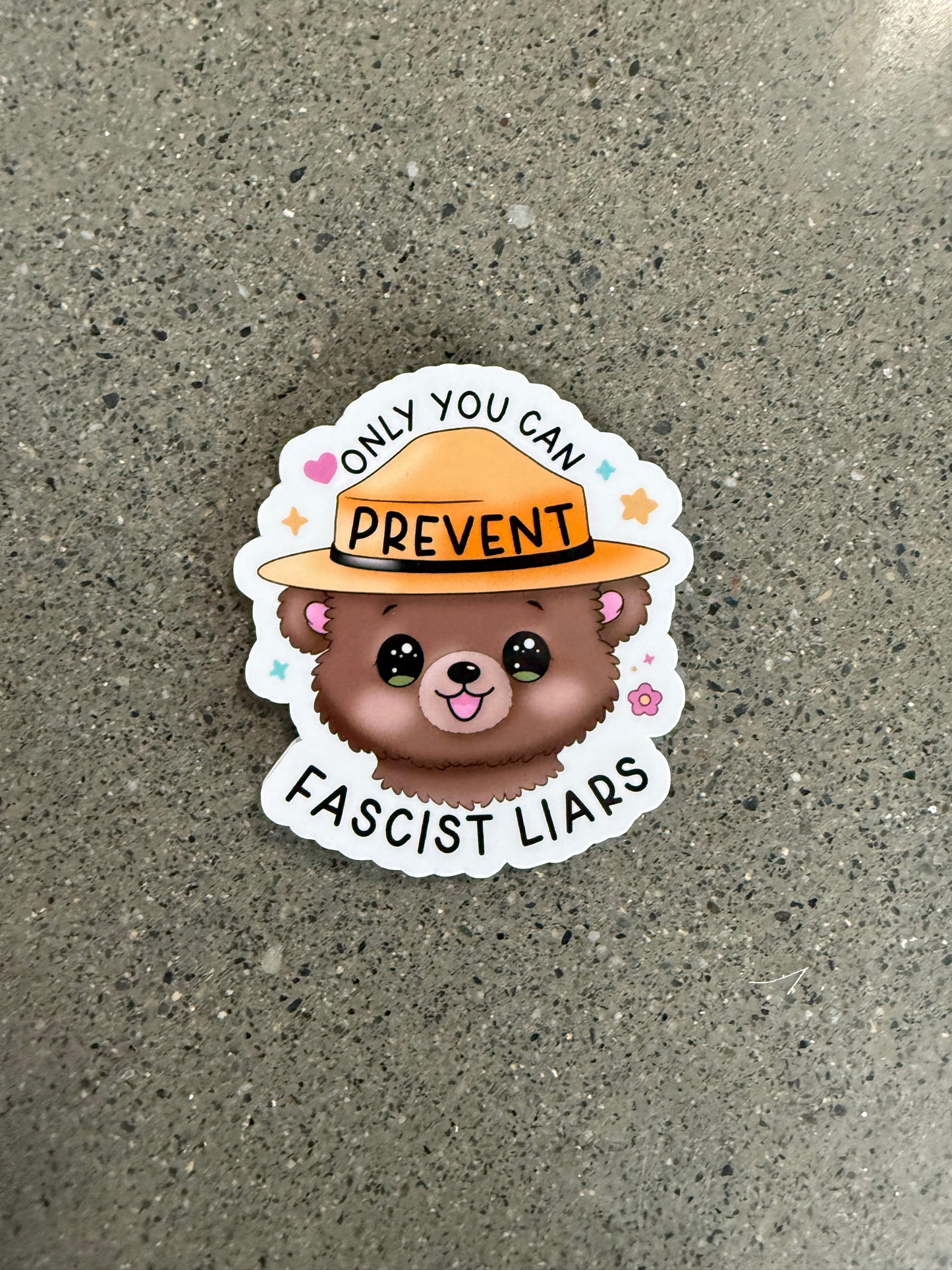 Only You Can Prevent Fascist Liars Sticker - AC3