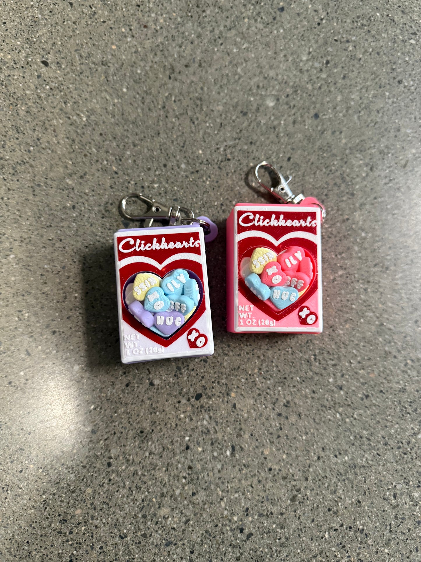 Clickhearts Valentines Candy Clickers